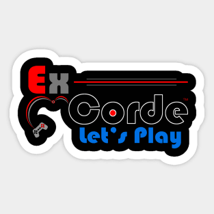 Ex Corde Let's Play Sticker